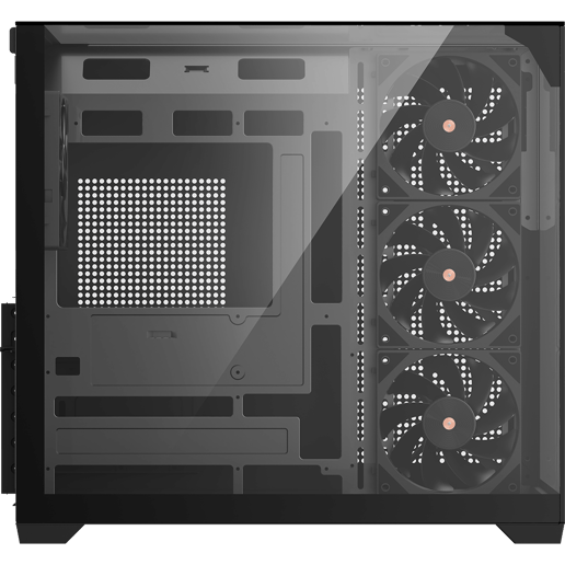 Powercool PC-PURE-BLK Mid Tower Gaming Case - Black 