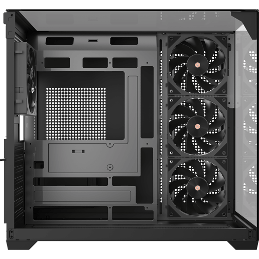 Powercool PC-PURE-BLK Mid Tower Gaming Case - Black 
