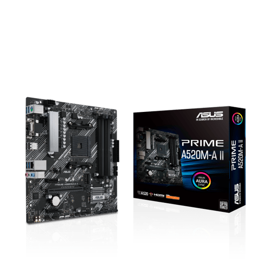 ASUS PRIME A520M-A II/CSM mATX AM4 Motherboard