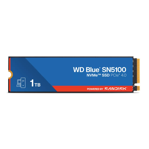 WD Blue SN5100 - SSD - 1 TB - internal - M.2 2280 - PCIe 4.0 (NVMe)