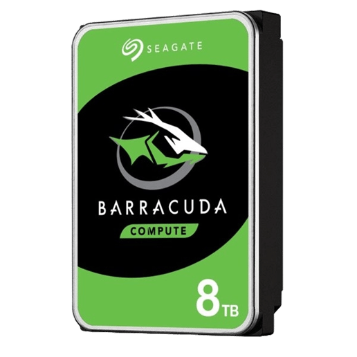 8TB Seagate BarraCuda 3.5" SATA III Hard Drive - 5400RPM, 256MB Cache
