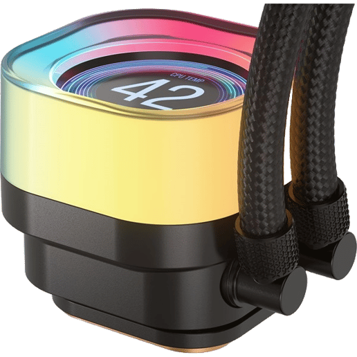 Corsair iCUE LINK TITAN 360 RX LCD 360mm AIO Liquid CPU Cooler in Black