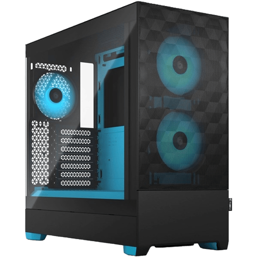 Fractal Pop Air RGB Mid Tower Gaming Case - Cyan 