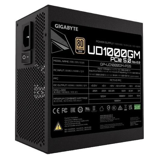 1000W Gigabyte UD1000GM Modular 80 Plus Gold PSU