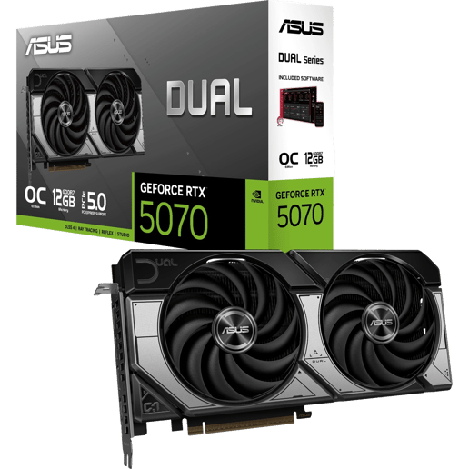 ASUS GeForce RTX 5070 Dual OC 12GB GDDR7 Graphics Card