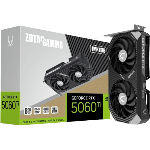 Zotac GeForce RTX 5060 Ti Twin Edge 8GB GDDR7 Graphics Card