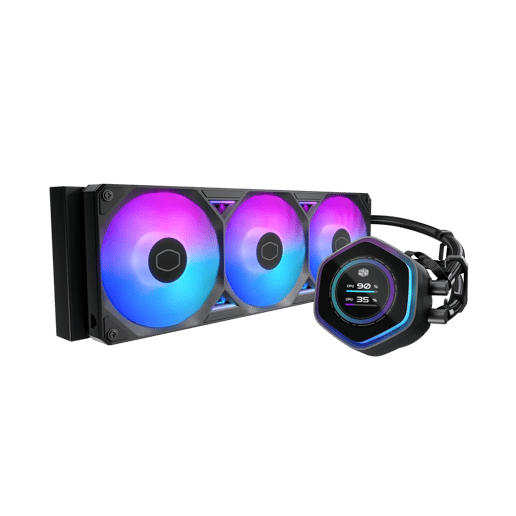 Masterliquid Atmos II 360 AIO Cooler with LCD Black