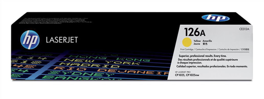 HP 126A (Yield: 1,000 Pages) Yellow Toner Cartridge