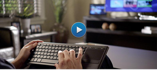 Logitech K830 Illuminated Living-Room Wireless Keyboard