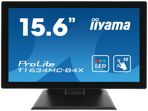 iiyama T1634MC-B4X Touch 15.6 inch Monitor - 1366 x 768, 8ms, DVI