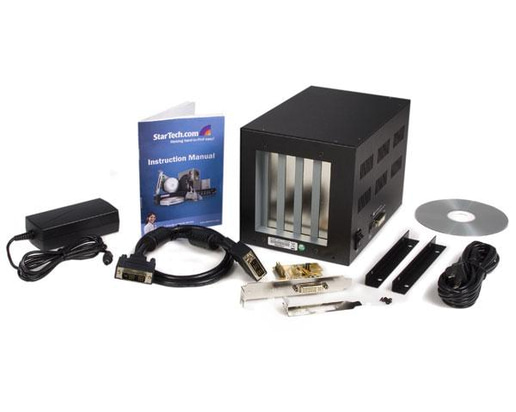 StarTech.com PCI Express to 4 Slot PCI Expansion System (Black)