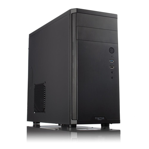 Fractal Core 1100 Mid Tower Case - Black 