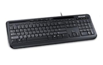 Microsoft 600 USB Wired Keyboard (Black)