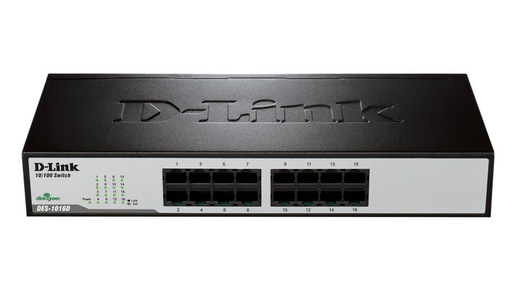 DLink DES-1016D 16-Port 100 Mbps Desktop Switch 