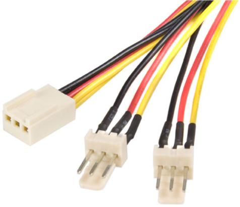 StarTech TX3 Fan Power Splitter Cable (30cm)