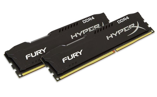 HyperX FURY Black 16GB (2x8GB) 2400MHz DDR4 Memory Kit