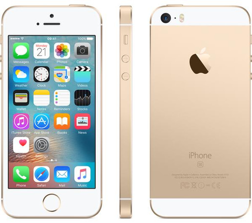 Apple iPhone SE (4 inch) 128GB 12MP Mobile Phone (Gold)