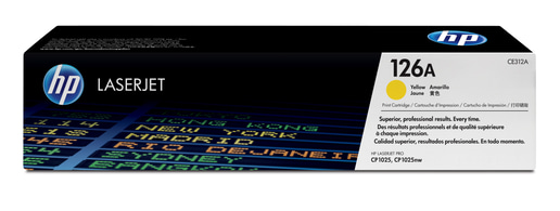 HP 126A (Yield: 1,000 Pages) Yellow Toner Cartridge
