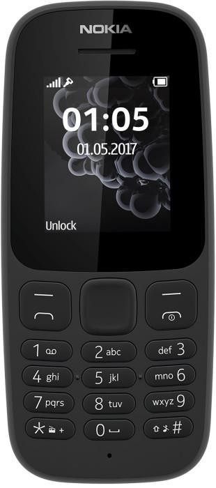 Nokia 105 (1.8 inch) Mobile Phone (Black)