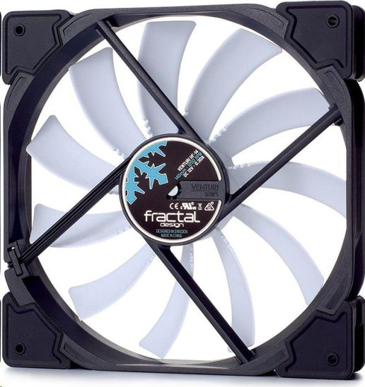 Fractal Design Venturi HF-14 (140mm) Computer Cooling Fan (Black/White)