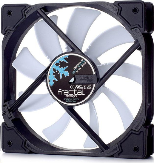Fractal Design Venturi HF-12 (120mm) Computer Cooling Fan (Black/White)