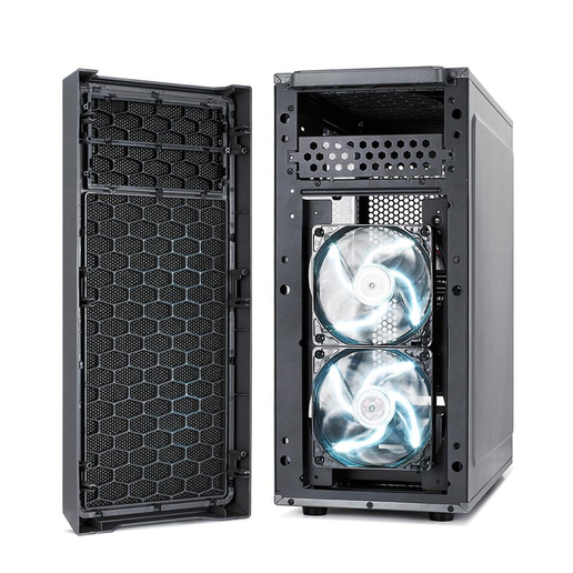 Fractal Design Focus G Mid Tower Gaming Case - Gunmetal 