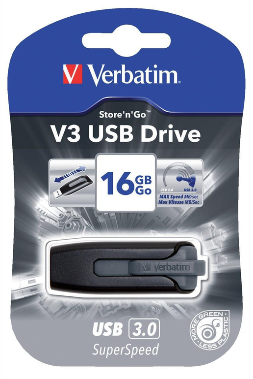 16GB Verbatim Store 'n' Go V3 USB 3.0 Flash Drive