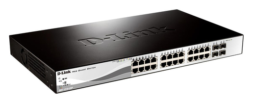 D-Link DGS-1210-28P 28-port Gigabit Smart PoE Switch with 4 SFP Ports