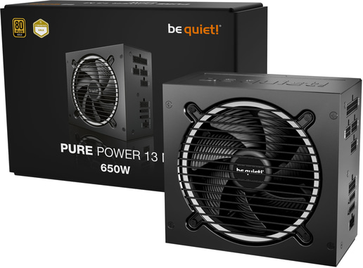 650W Be Quiet! Pure Power 13 M Modular 80 Plus Gold PSU