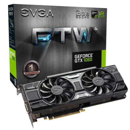 EVGA GeForce GTX 1060 FTW GAMING ACX 3.0 OC 3GB Graphics Card