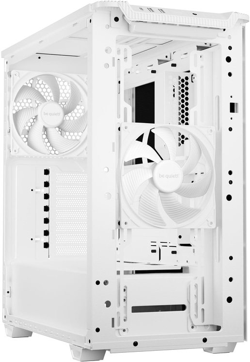Be Quiet! Pure Base 501 Airflow Window Mid Tower Gaming Case - White 