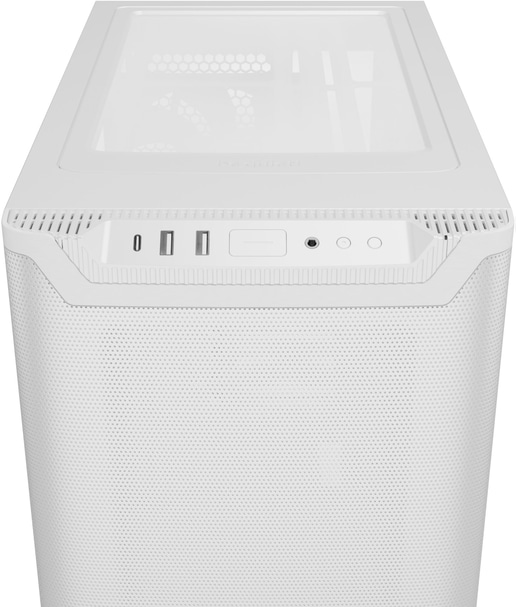 Be Quiet! Pure Base 501 Airflow Window Mid Tower Gaming Case - White 