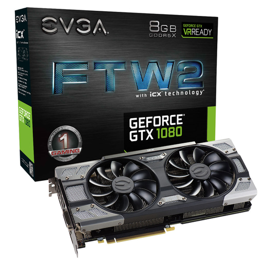 EVGA GeForce GTX 1080 FTW2 OC 8GB Graphics Card