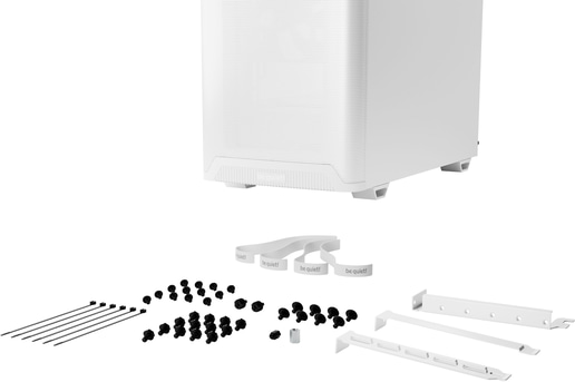Be Quiet! Pure Base 501 Airflow Window Mid Tower Gaming Case - White 