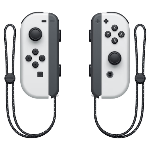 Nintendo Switch OLED Console in White with White Joy-Con Controllers