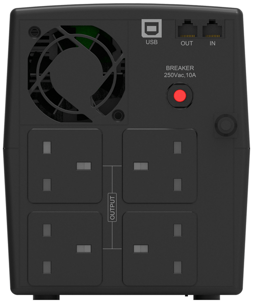 PowerWalker Basic VI 1500 STL Series UPS (UK) - 900W