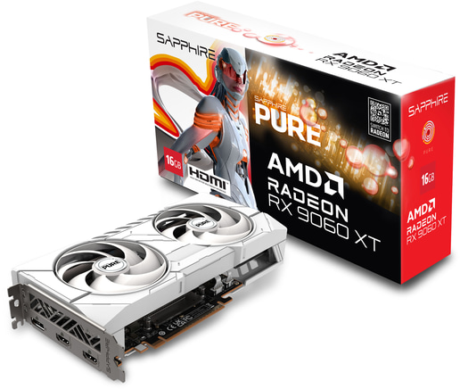 Sapphire Radeon RX 9060 XT PURE 16GB GDDR6 Graphics Card