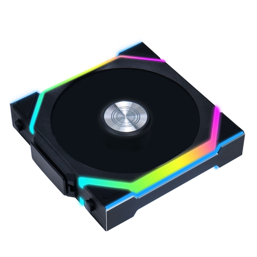Lian Li UNI FAN SL Wireless 120mm Reverse Blade ARGB PWM Fan in Black