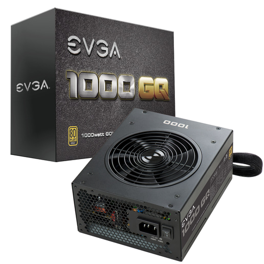 EVGA 1000 GQ 1000W Semi-Modular Power Supply 80 Plus Gold