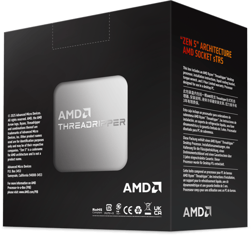 AMD Ryzen Threadripper 9970X 32 Core/64 Thread CPU 