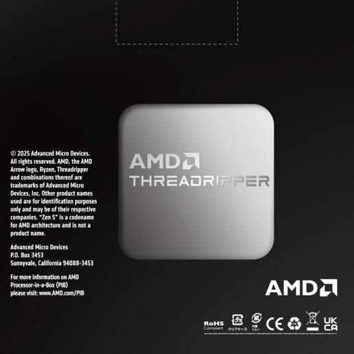 AMD Ryzen Threadripper 9970X 32 Core/64 Thread CPU 