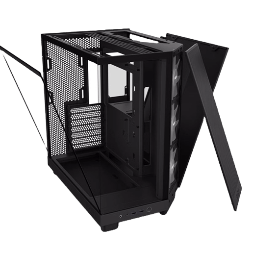 NZXT H6 Flow RGB Mid Tower Case - Black 