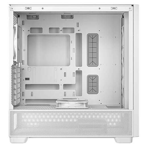 Antec Flux White Mid Tower Case - White 