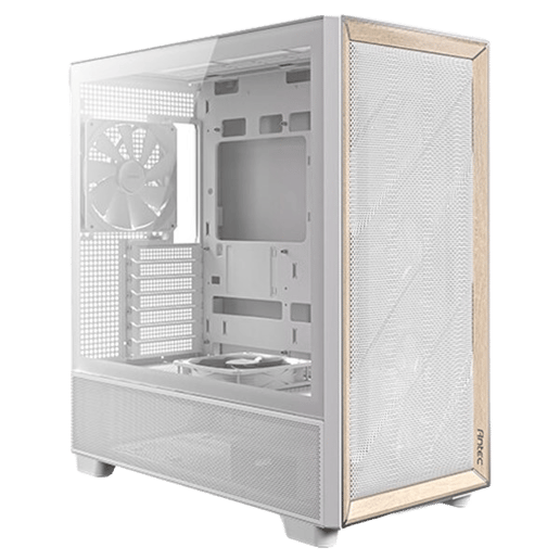 Antec Flux White Mid Tower Case - White 