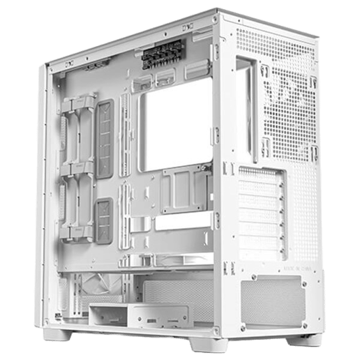Antec Flux White Mid Tower Case - White 