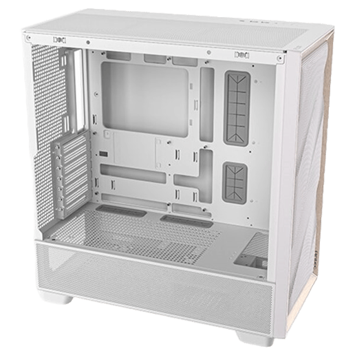 Antec Flux White Mid Tower Case - White 