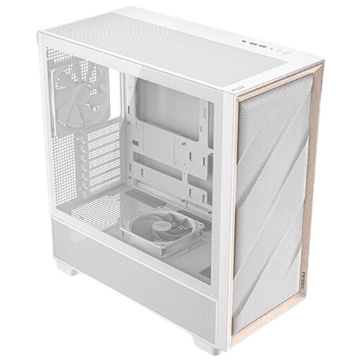Antec Flux White Mid Tower Case - White 