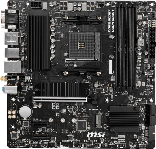 MSI B550M PRO-VDH WIFI mATX Motherboard for AMD AM4 CPUs