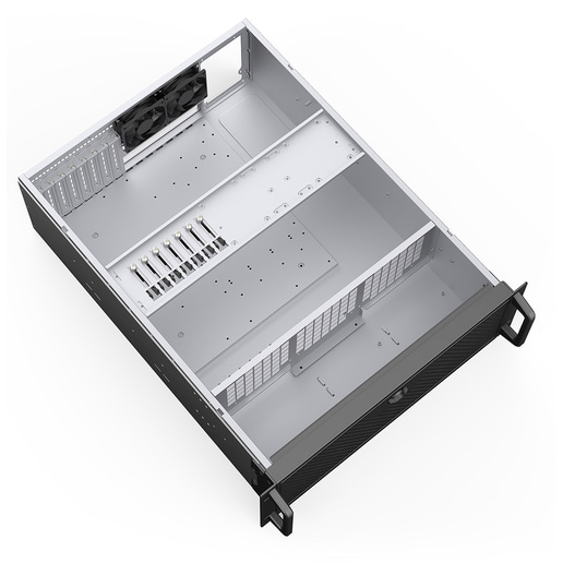 Codegen 4U 600mm Rackmount Server Case - Silver 