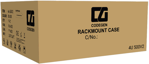 Codegen 4U Rackmount Server Case - Black 